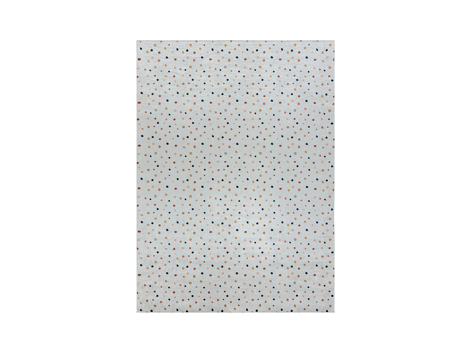 BAMBINO 47890 Pontos para crianças antiderrapante - branco / castanho 120x170 cm