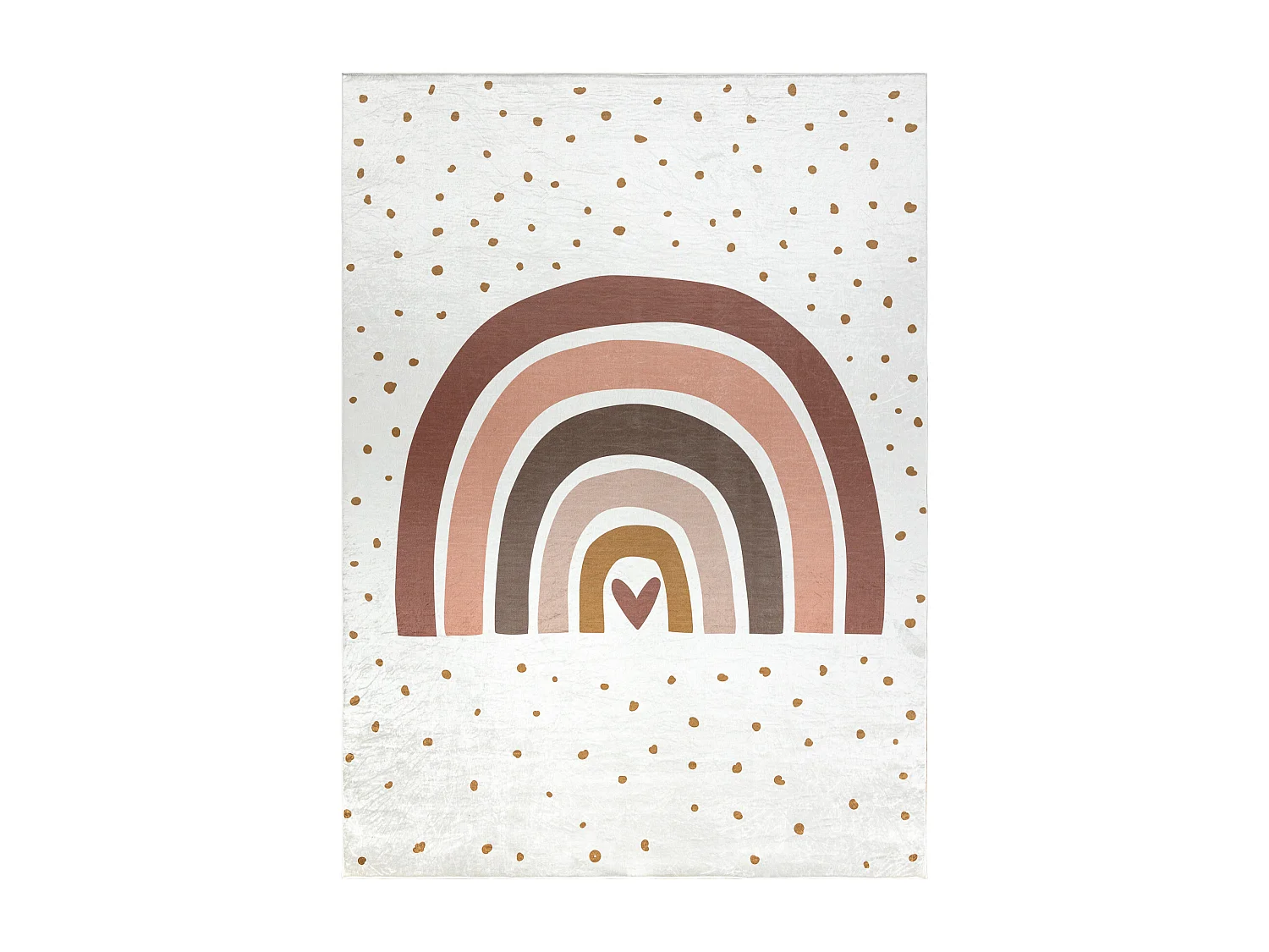 Tapis lavable BAMBINO 46960 Arc-en-ciel, points pour les enfants antid 140x200 cm