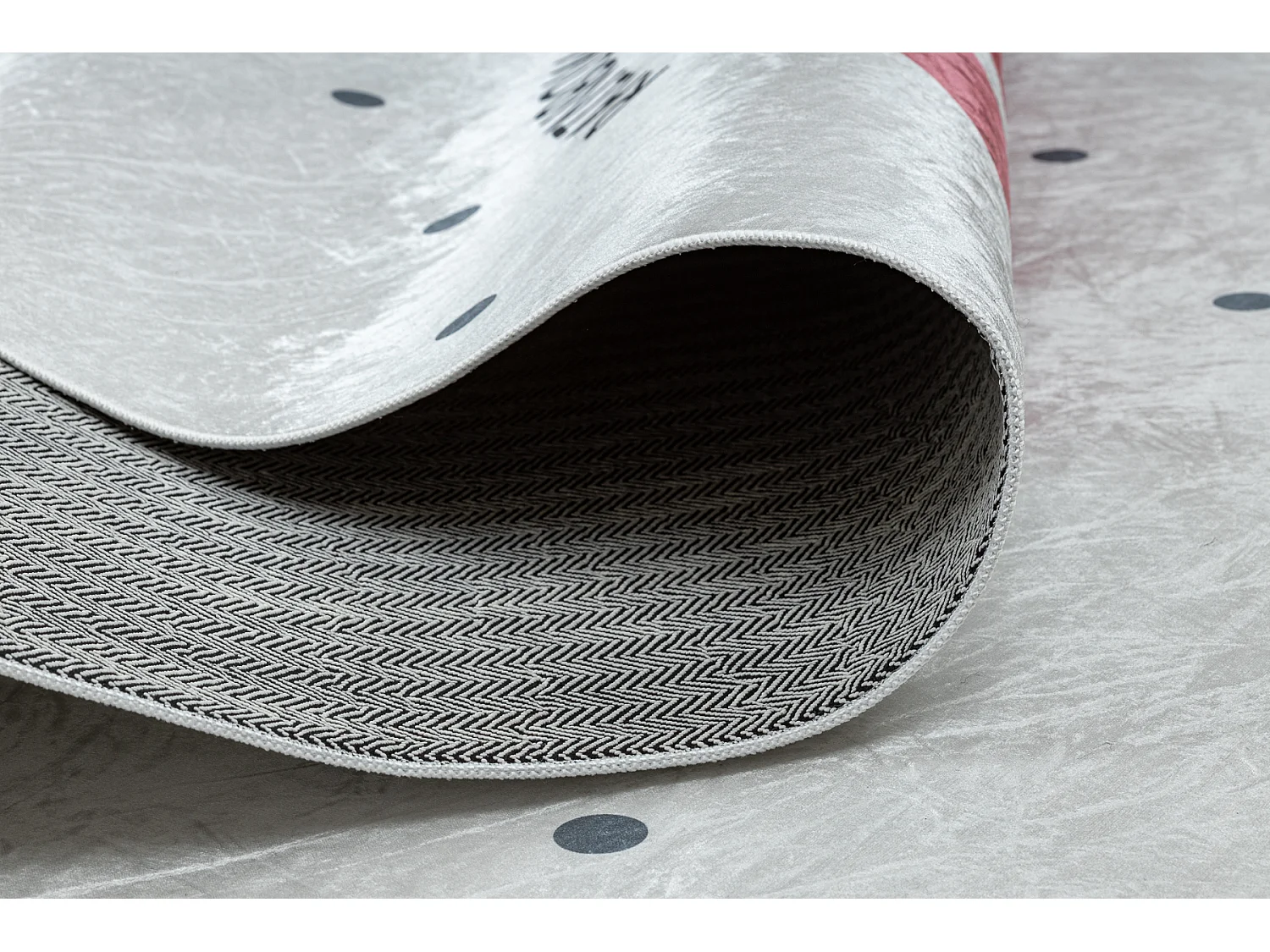 Tapis lavable BAMBINO 47810 Arc-en-ciel, points pour les enfants antid 120x170 cm