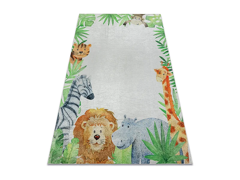 BAMBINO 54090 Tapete Animais, África para crianças antiderrapante -  200x290 cm