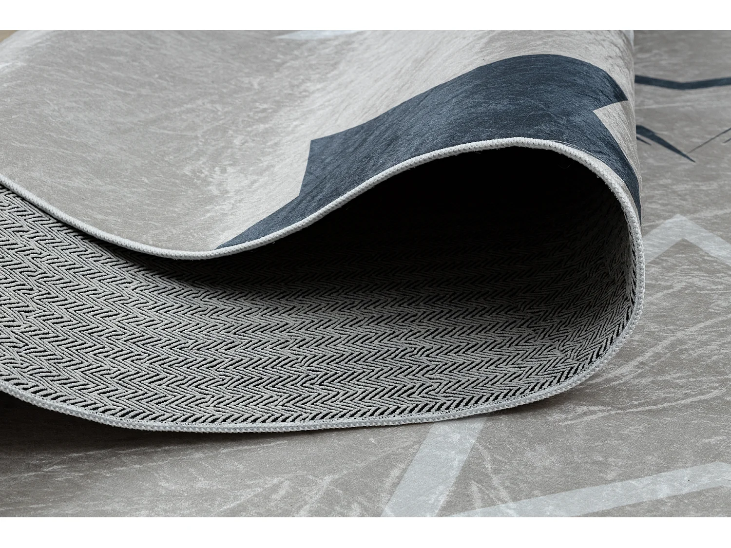 Tappeto lavabile BAMBINO 48130 Stelle per bambini antiscivolo - beige  120x170 cm