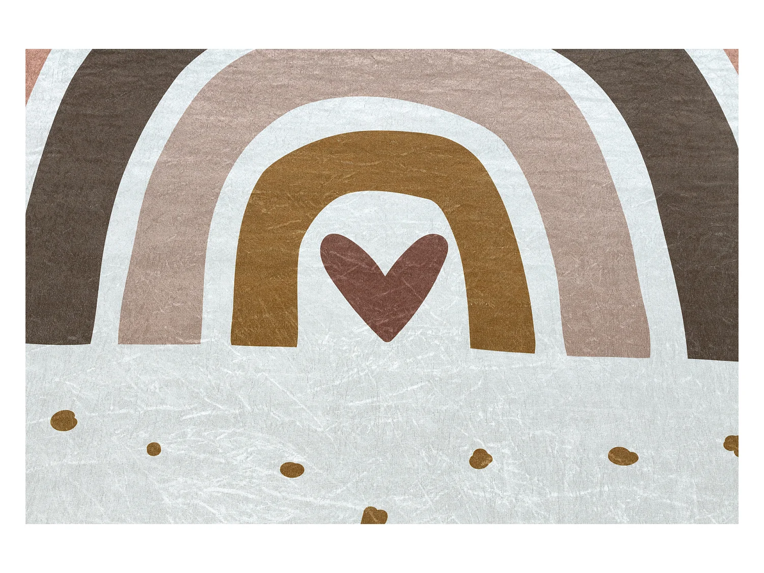 Tapis lavable BAMBINO 46960 Arc-en-ciel, points pour les enfants antid 80x150 cm