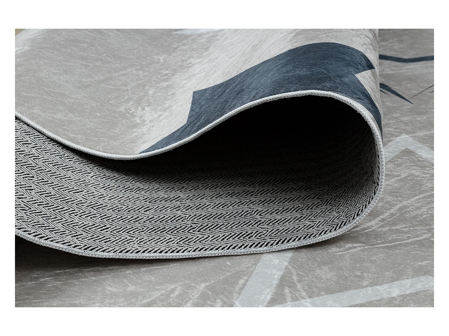 BAMBINO 48130 tapijt wasbaar Sterren voor kinderen antislip - beige /  160x220 cm