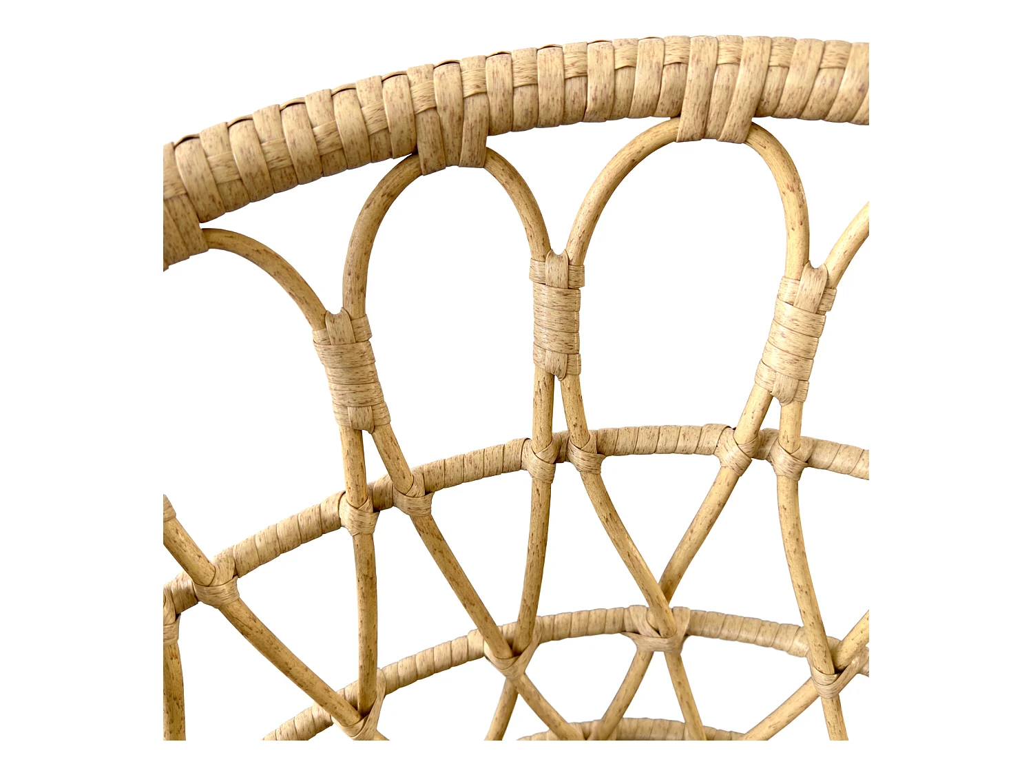 Set van 2 kunststof rotan fauteuils met kussens AIKO