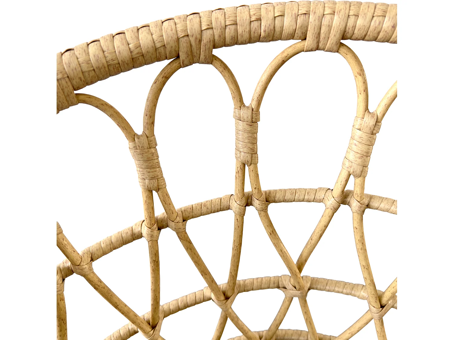 Set van 2 kunststof rotan fauteuils met kussens AIKO