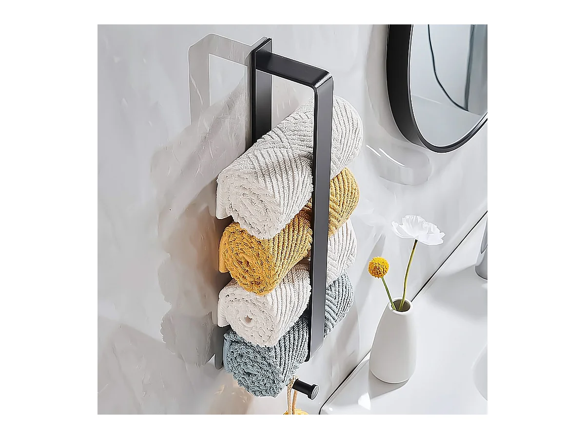 Percha De Baño Rea Black