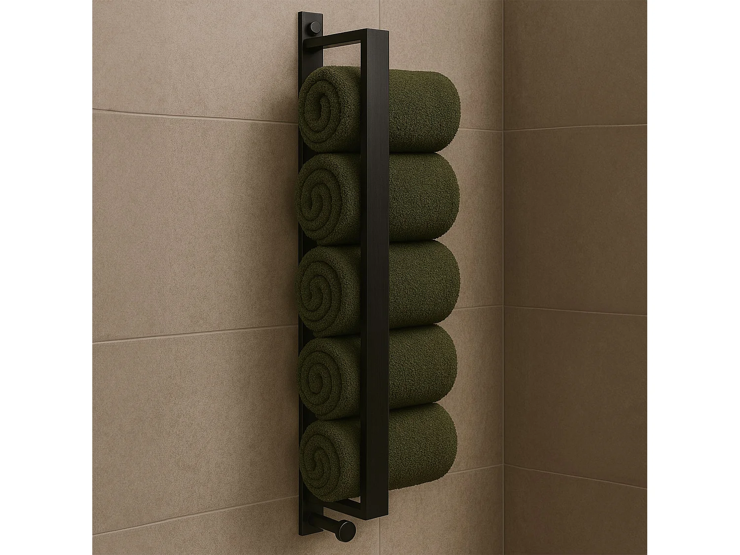 Porte-Serviette Rea Black