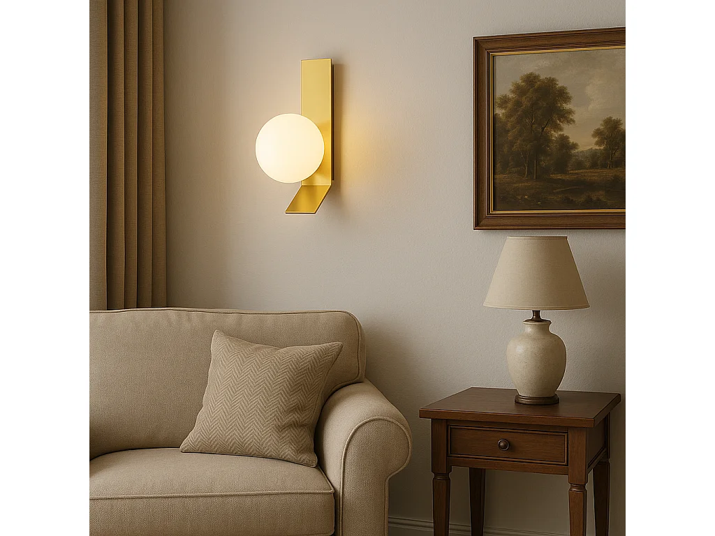 Applique Murale Toolight APP1758-1W White/Gold