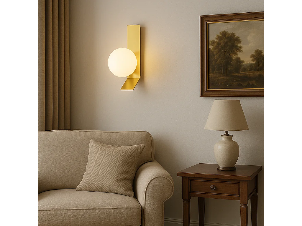 Applique Murale Toolight APP1758-1W White/Gold