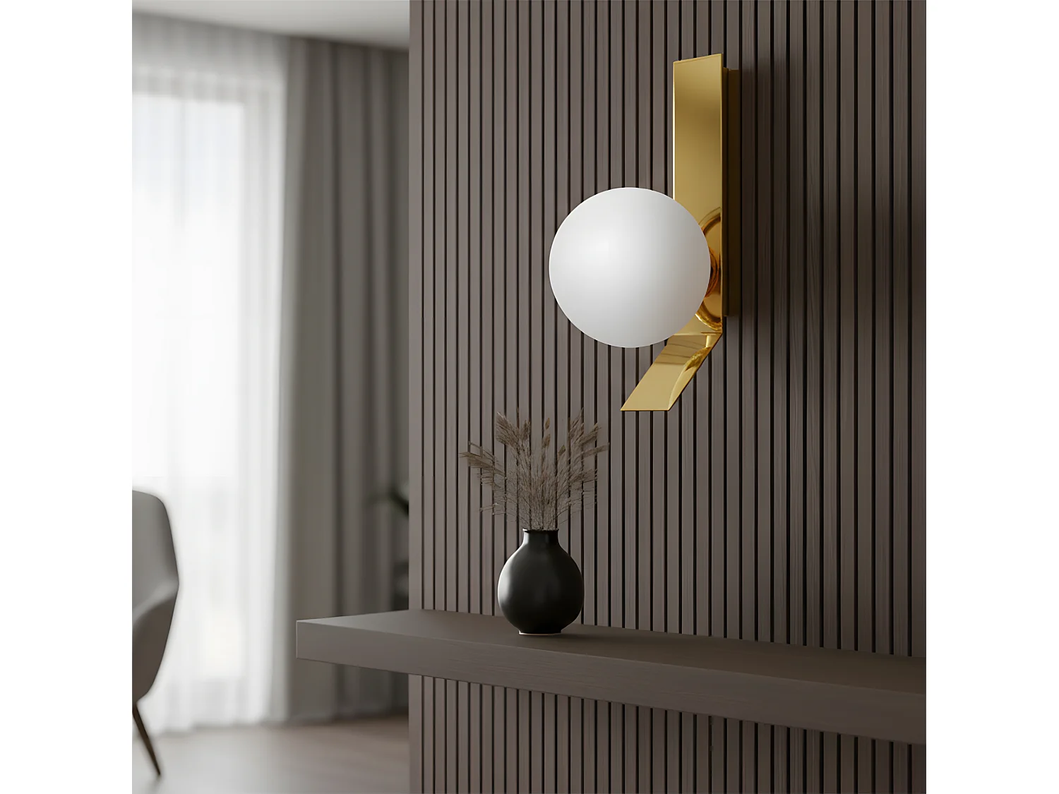 Applique Murale Toolight APP1758-1W White/Gold