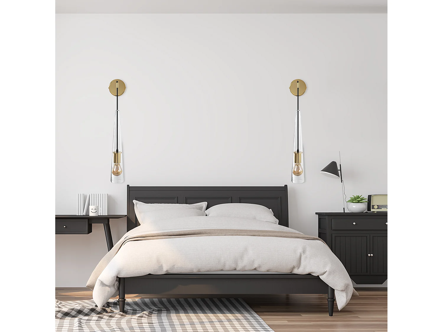 Applique Murale Toolight APP896-1W Gold