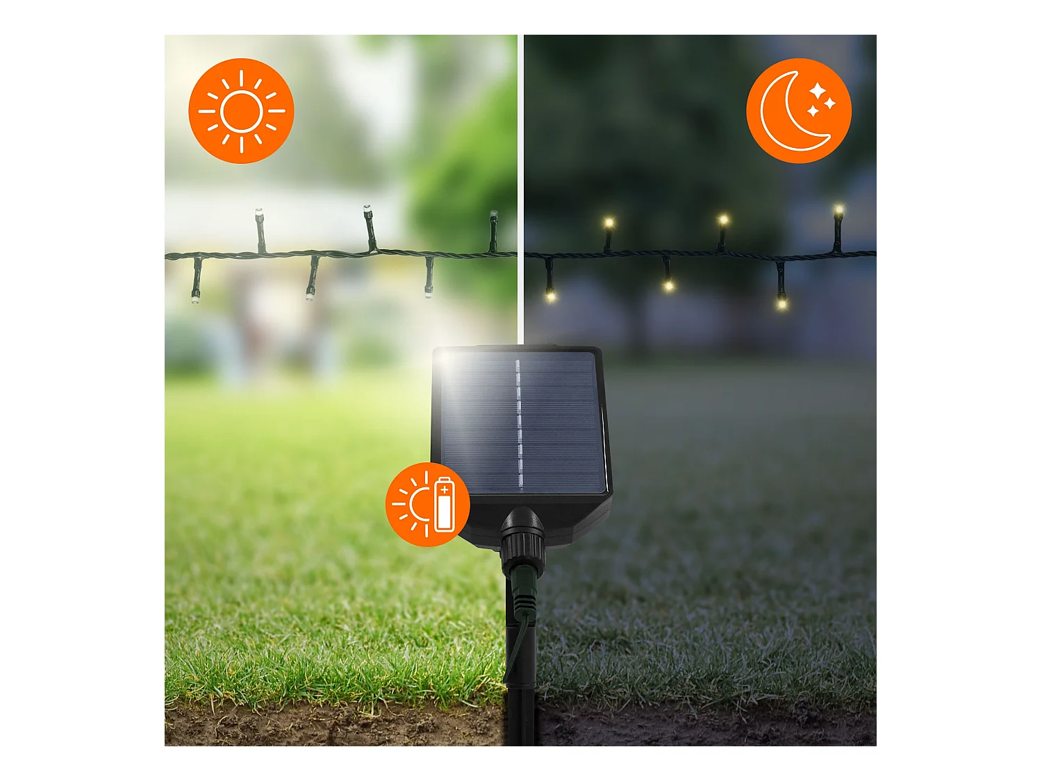 Świąteczne oświetlenie LED solarne Łańcuch świetlny 13 trybów Dekoracje świąteczne na zewnątrz Timer