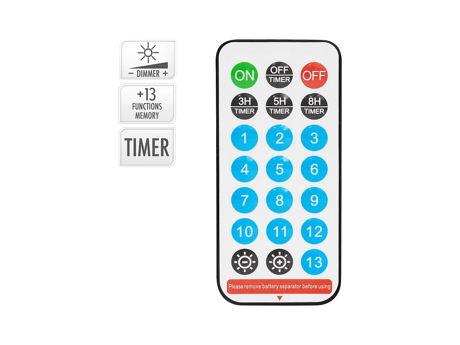 Świąteczne oświetlenie LED solarne Łańcuch świetlny 13 trybów Dekoracje świąteczne na zewnątrz Timer