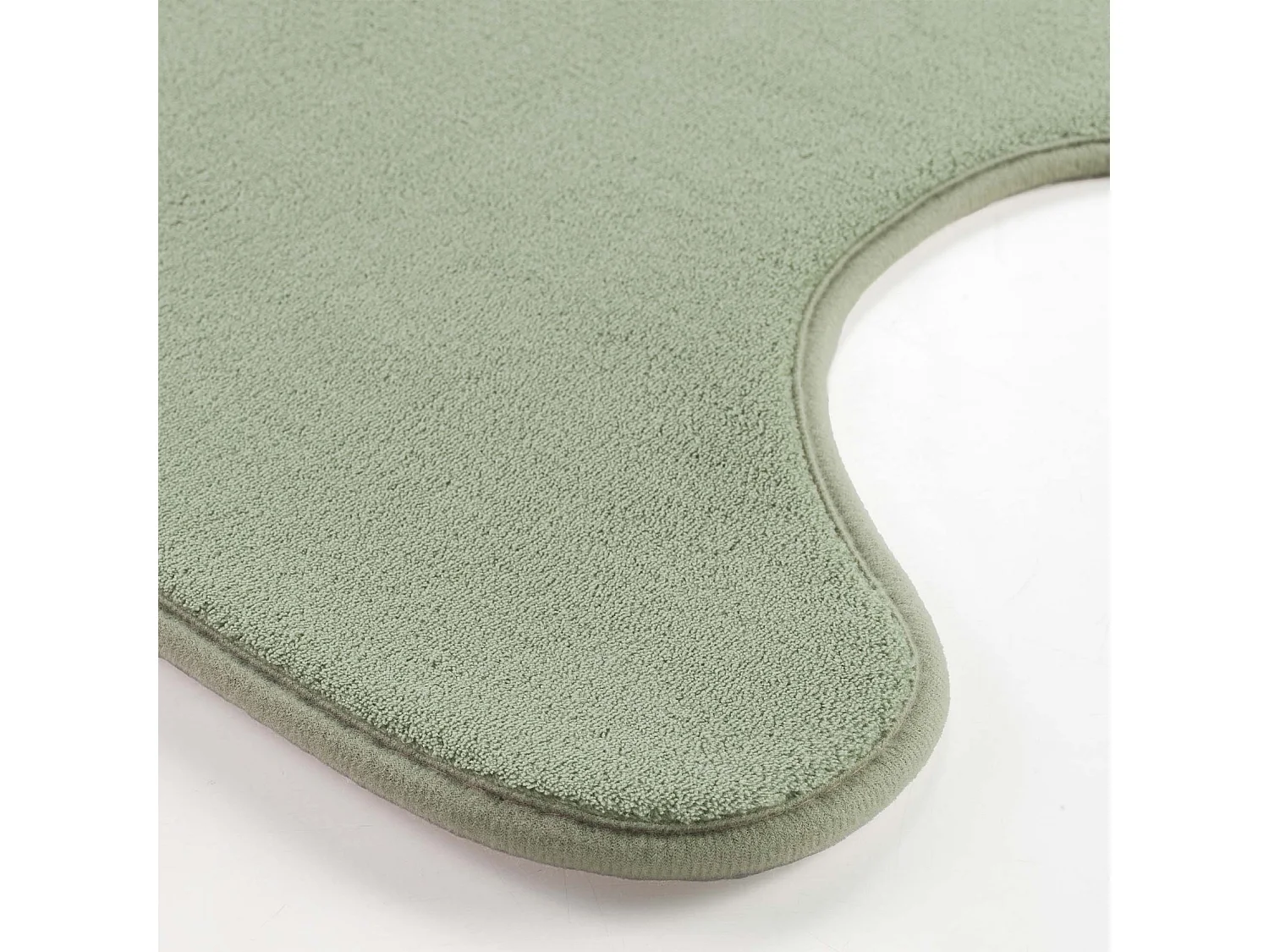 Tapis Contour WC "Vitamine" 45x45cm Sauge