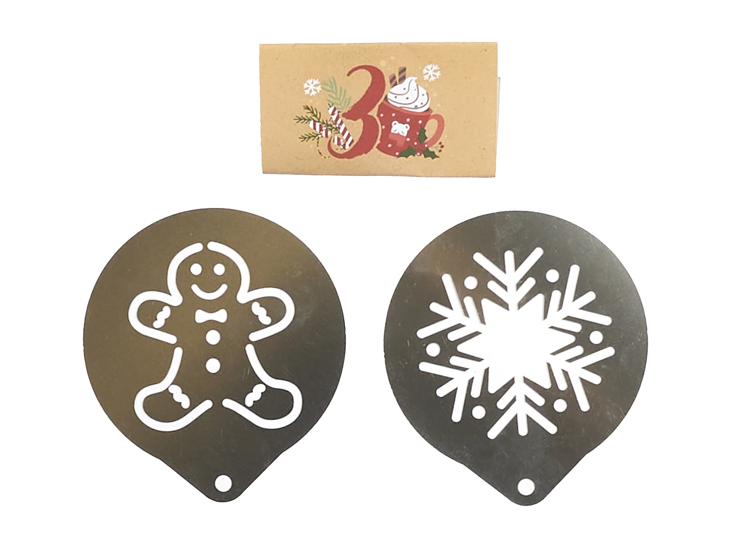 Roue A Suprise Du Patissier De Noel Rouge, Marron