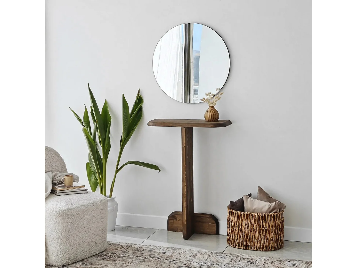 Consola Pratico color nogal