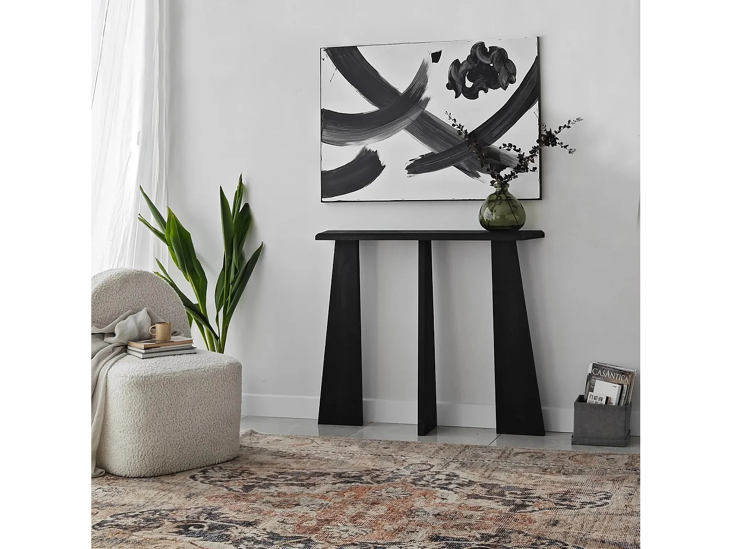 Consola Cleopatra Antracita