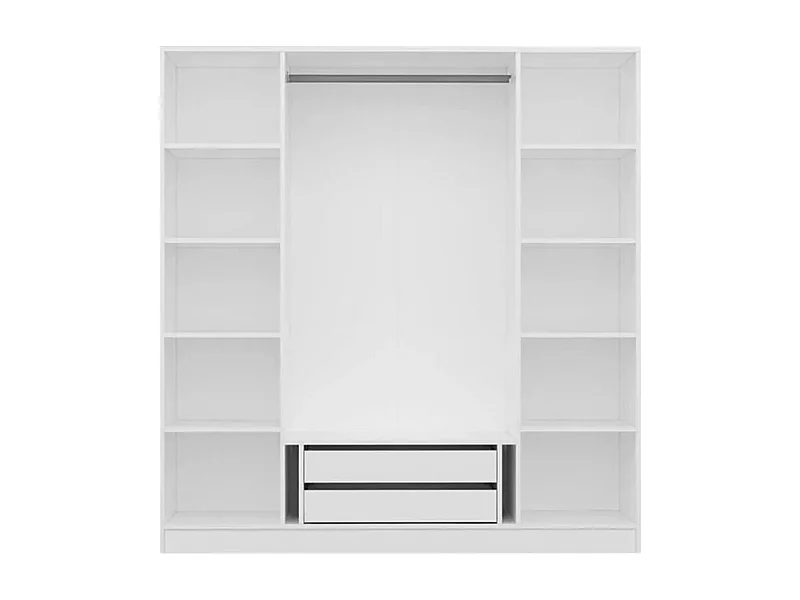 Armario Kale-2297 blanco 180x210 180x210x52 cm