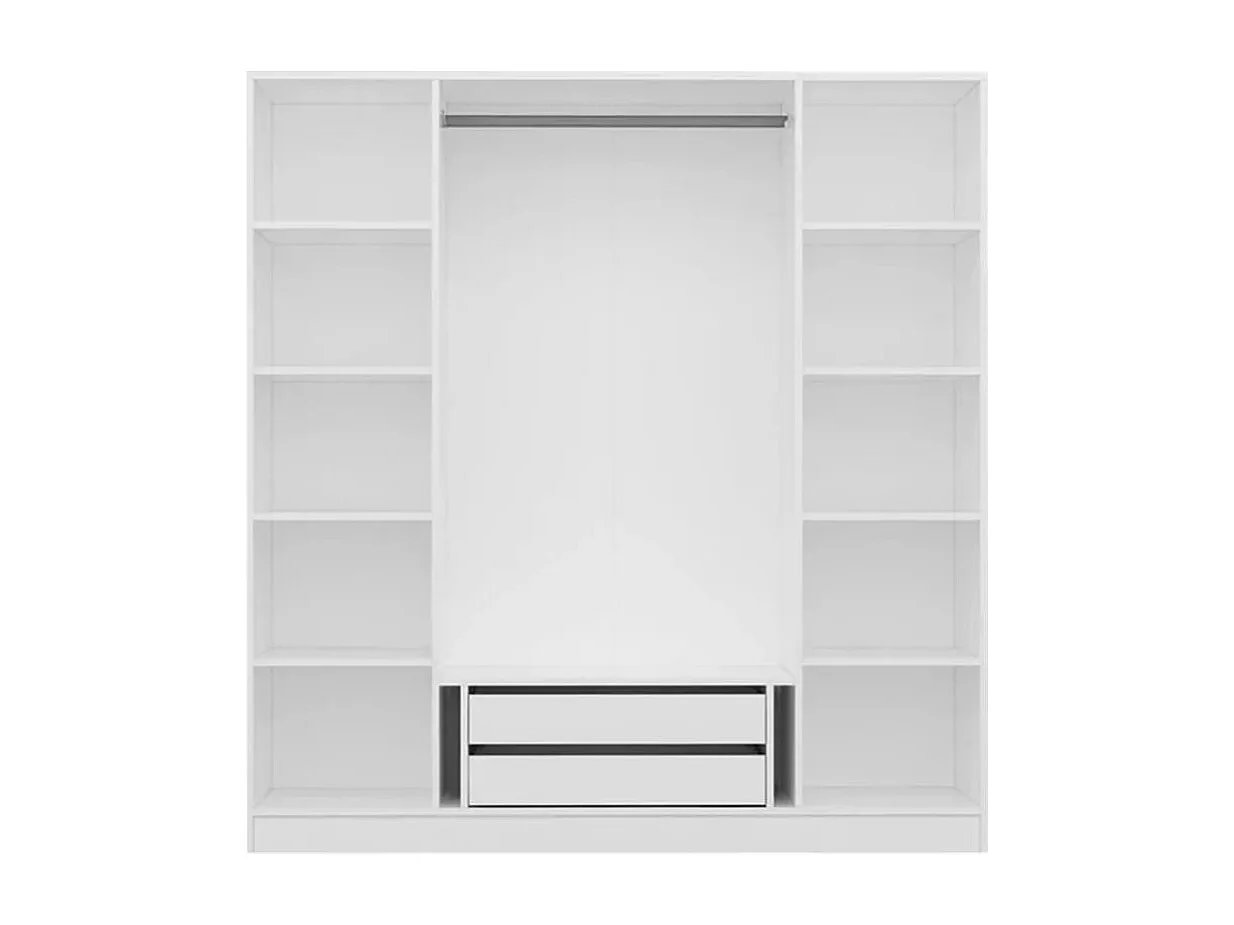 Armario Kale-2297 blanco 180x210 180x210x52 cm