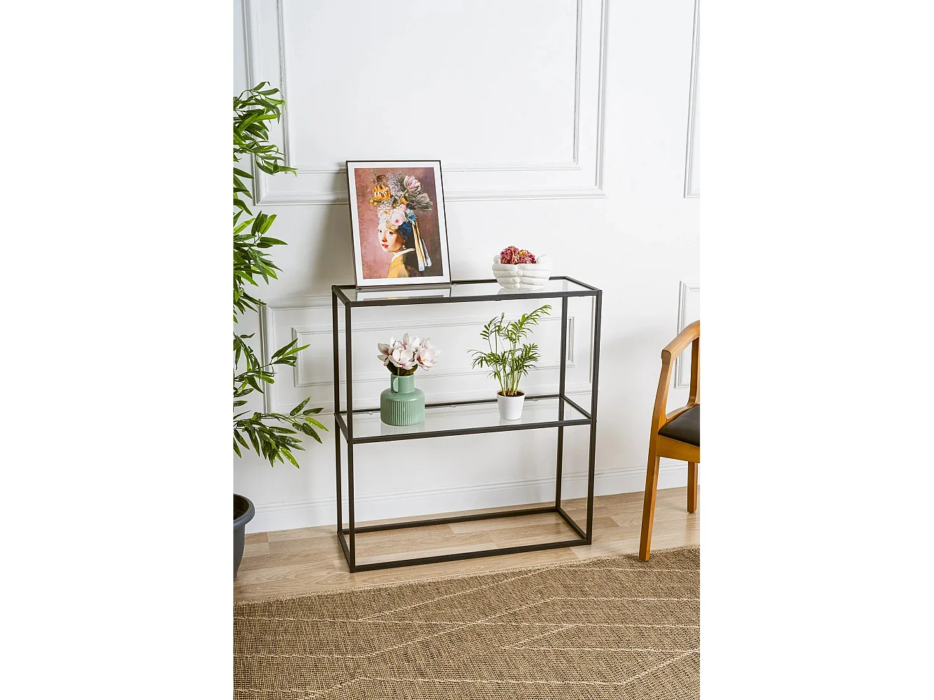 Consola Kailua 2045, Negro, 85x80x30cm