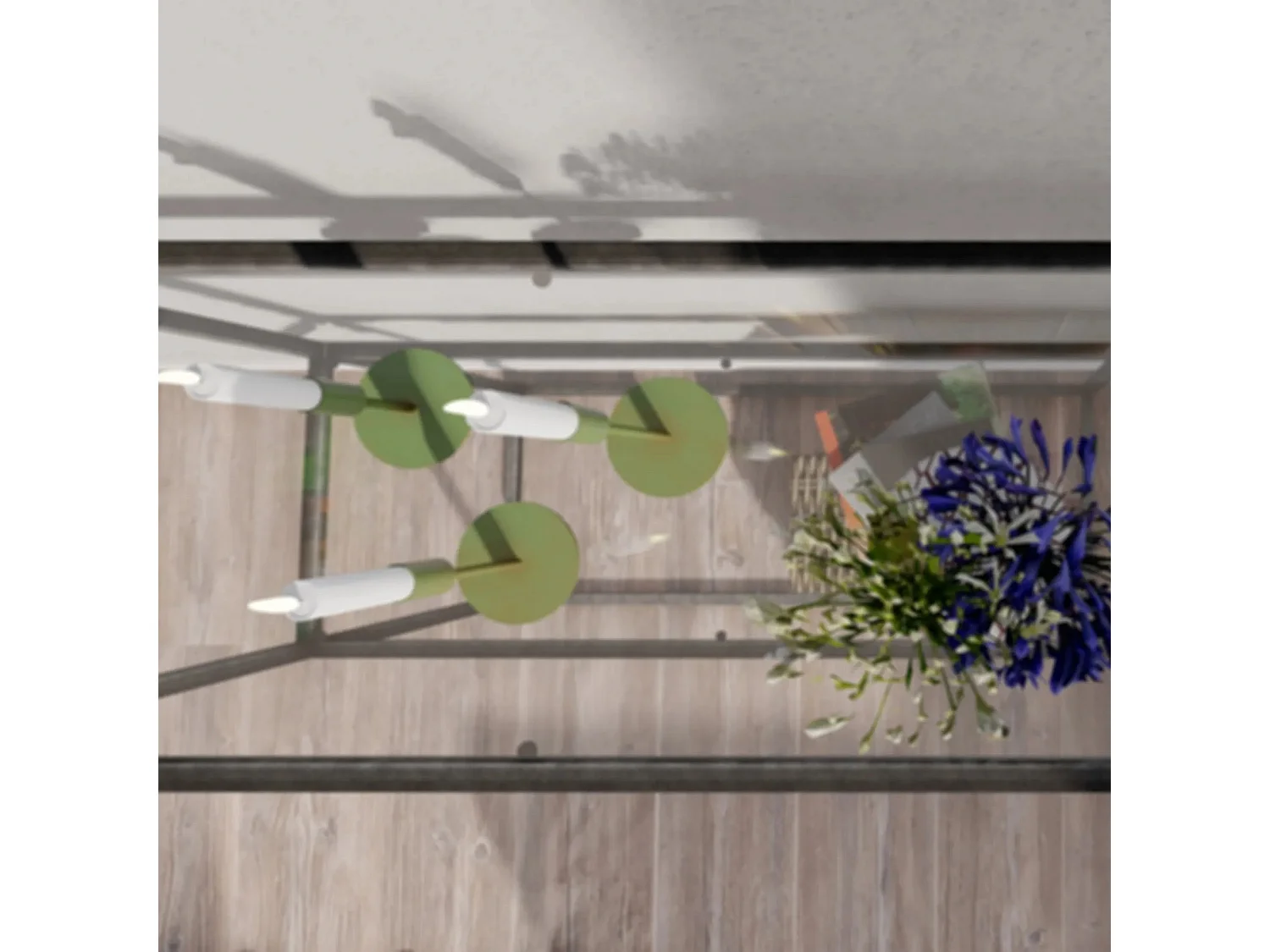 Buffet – 80 x 30 x 85 cm – noir – verre trempé et métal