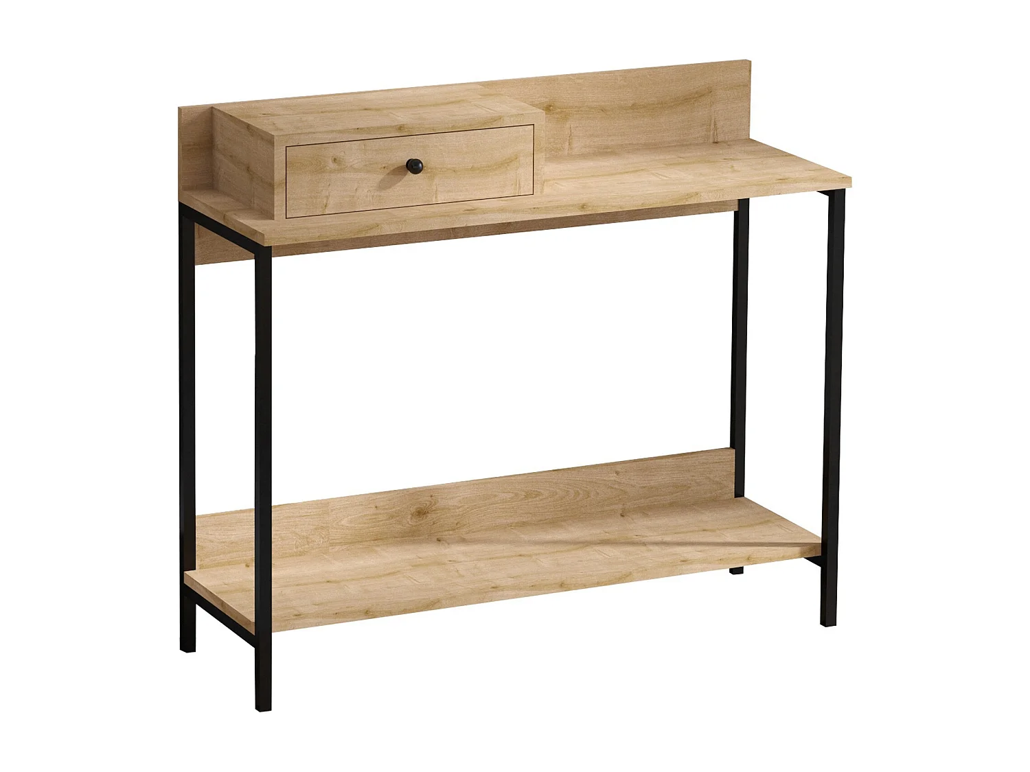 Consola Alix metal color madera color color roble zafiro