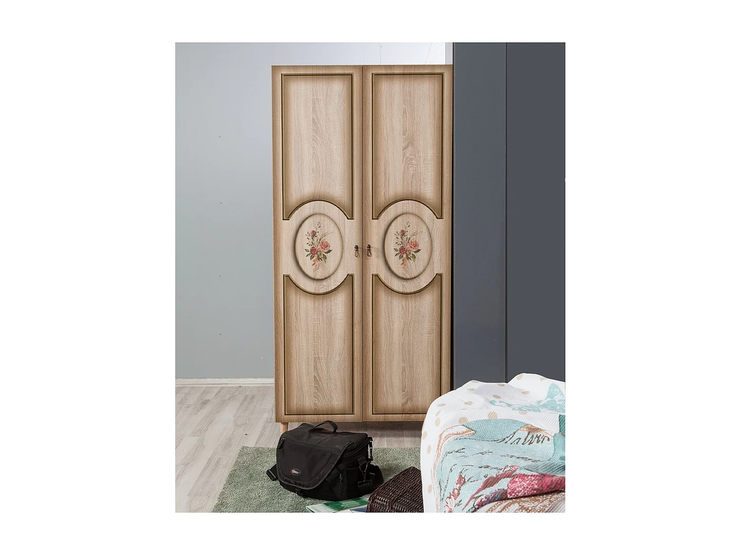 Armario Stil-420 sonoma color roble 90x192x52 cm