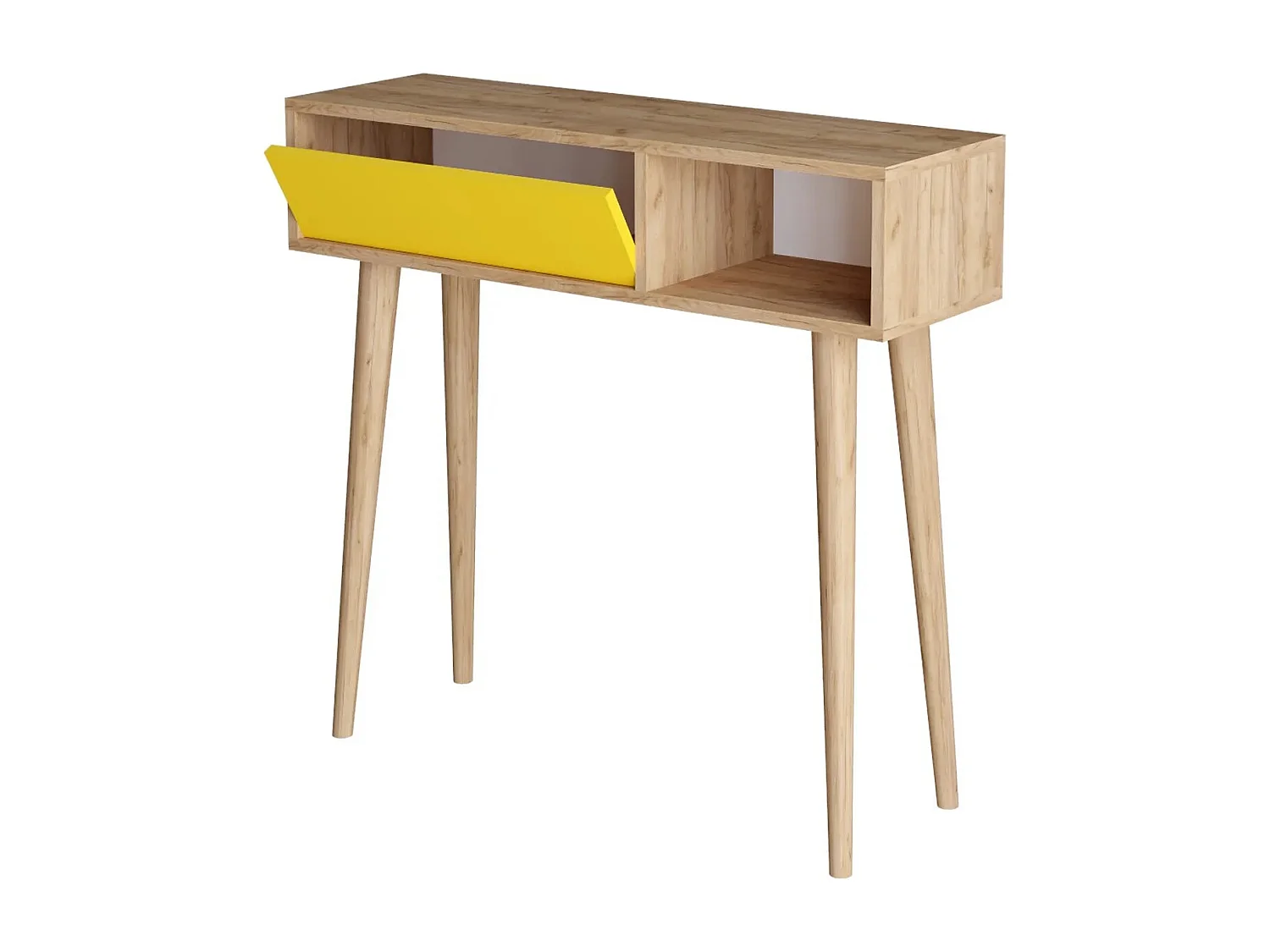 Consola ARLET color roble Amarillo