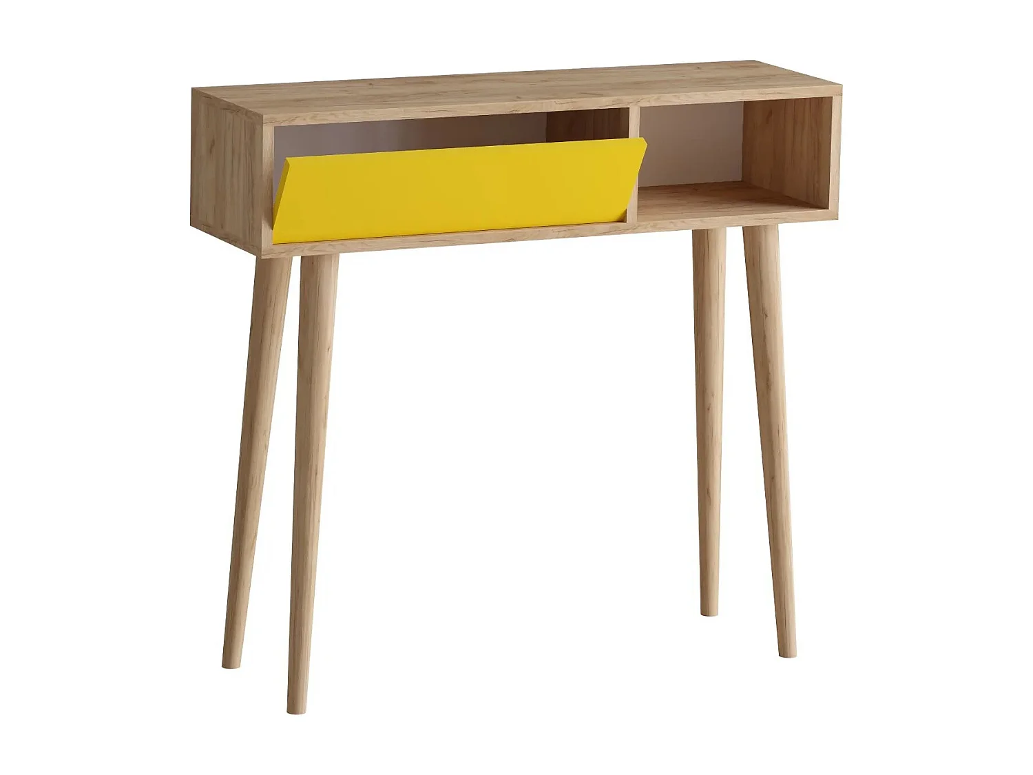 Consola ARLET color roble Amarillo