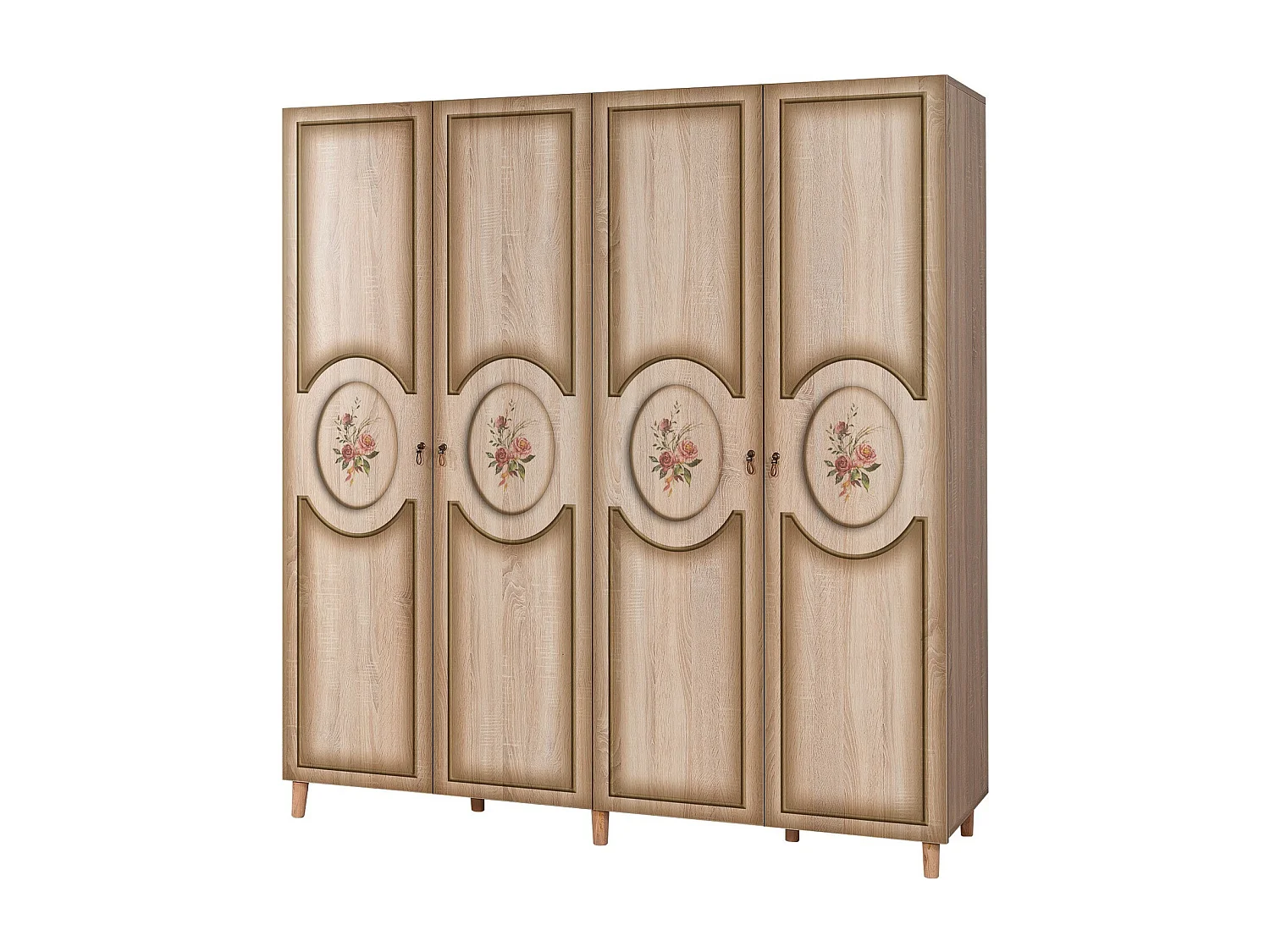 Armario İMAJ-420 sonoma color roble 180x192x52 cm