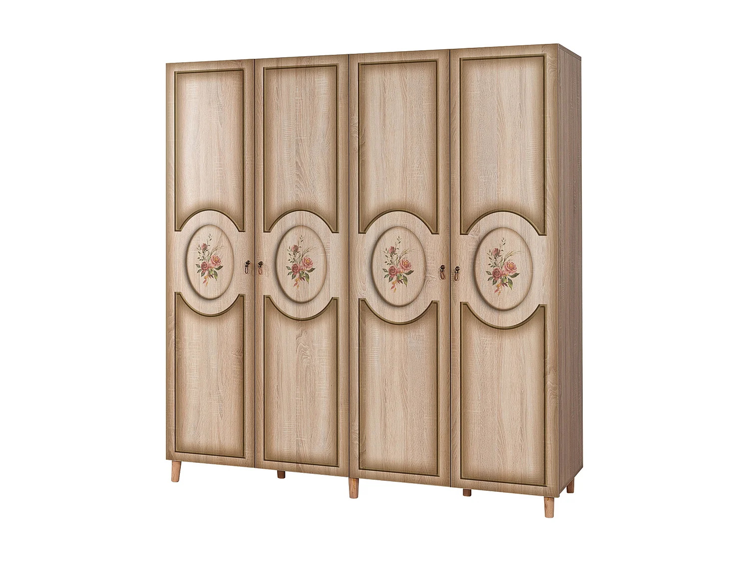 Armario İMAJ-420 sonoma color roble 180x192x52 cm