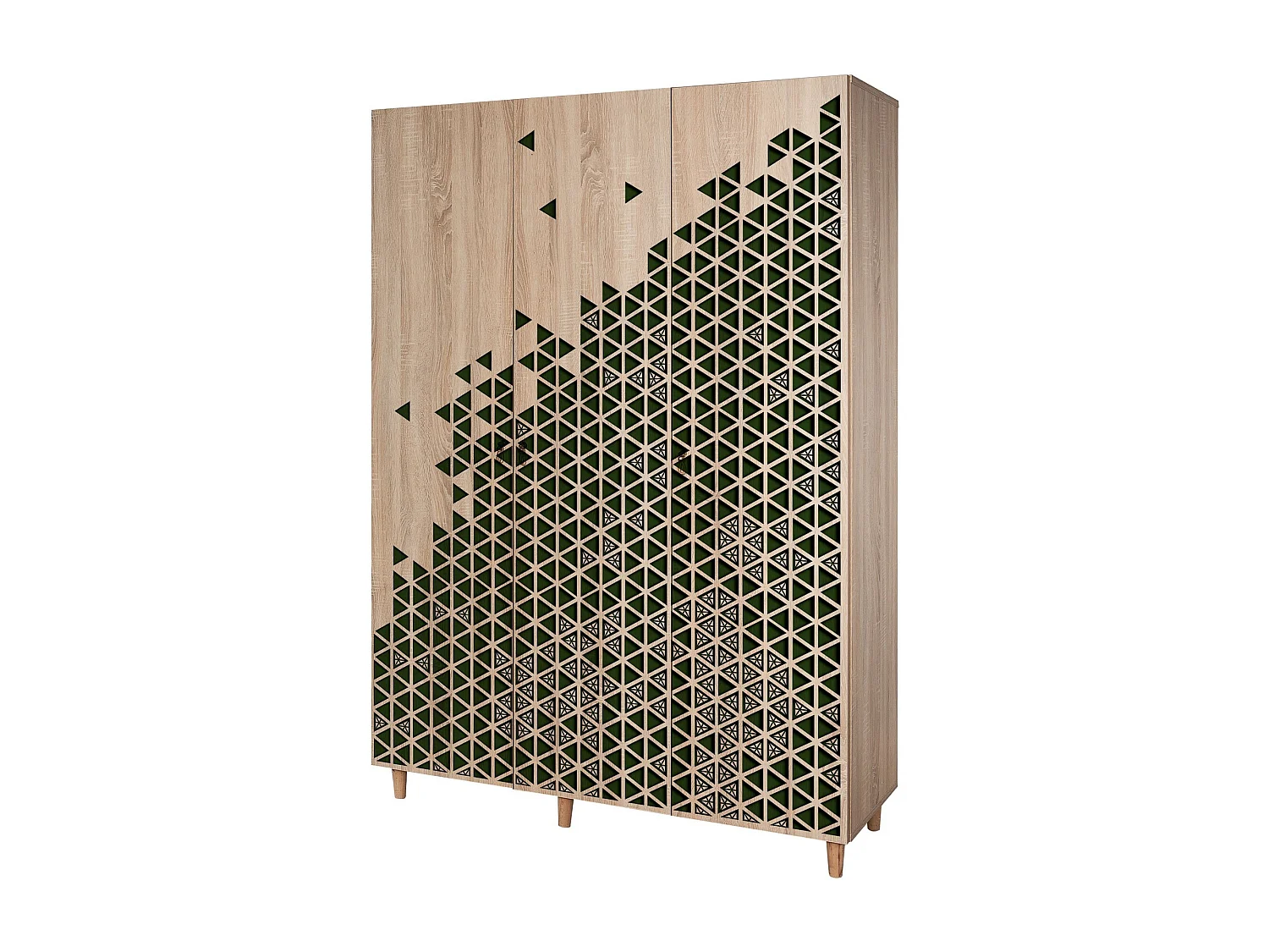 Armario MODE-121 sonoma color roble 135x192x52 cm