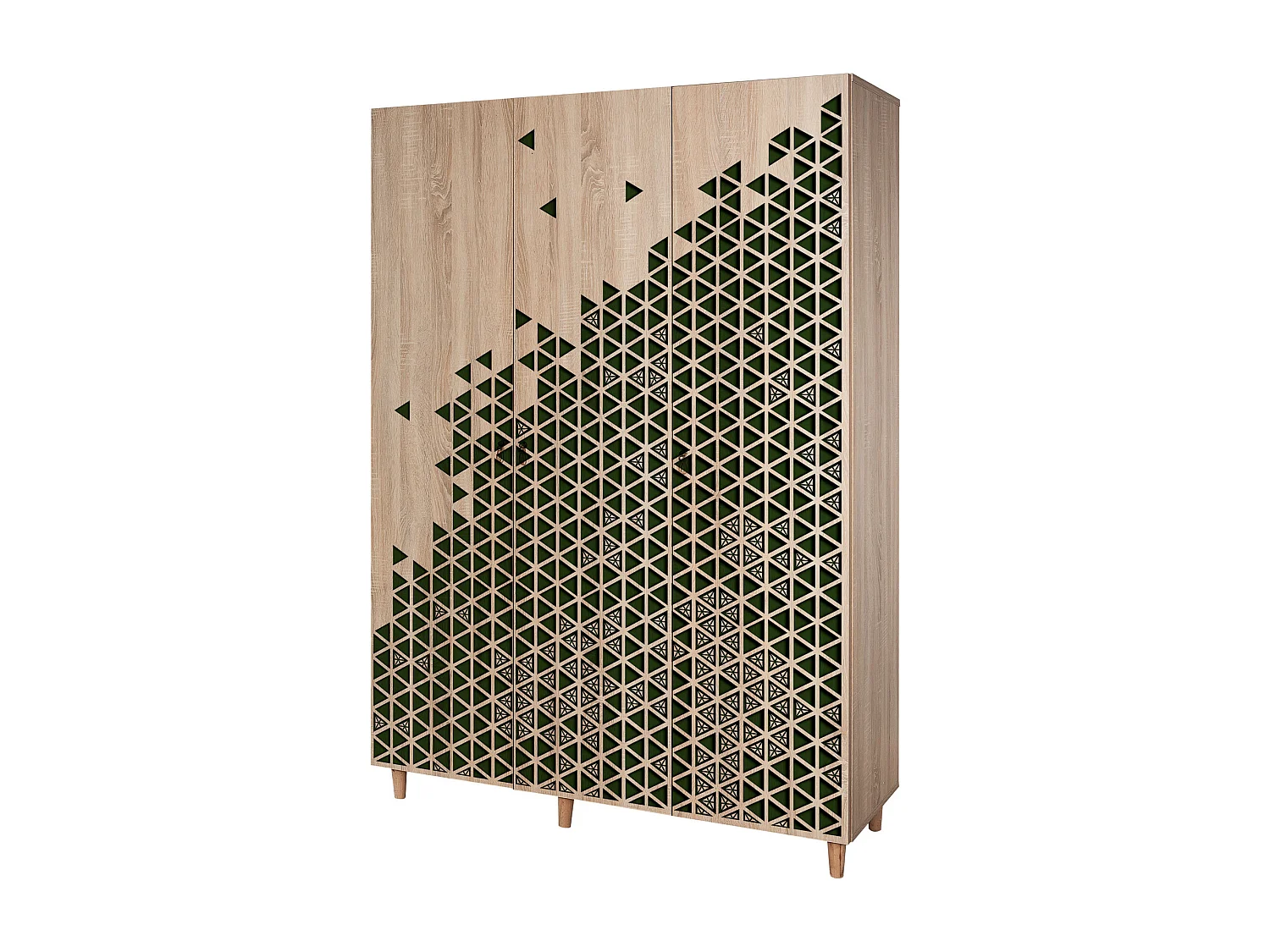 Armario MODE-121 sonoma color roble 135x192x52 cm