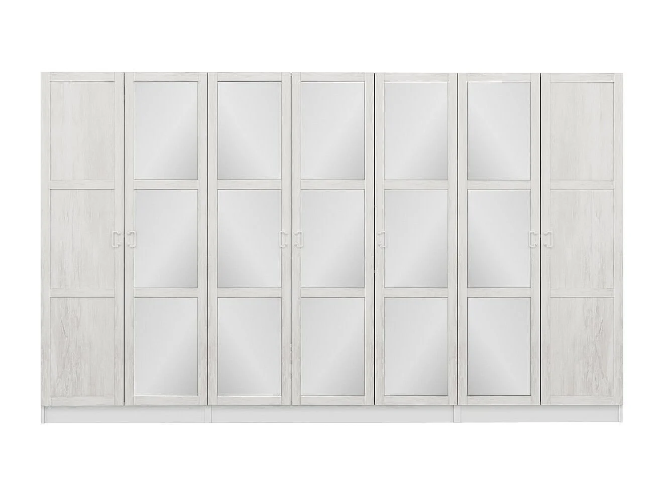 Armario Kale Country-3849 blanco 315x210x52 cm