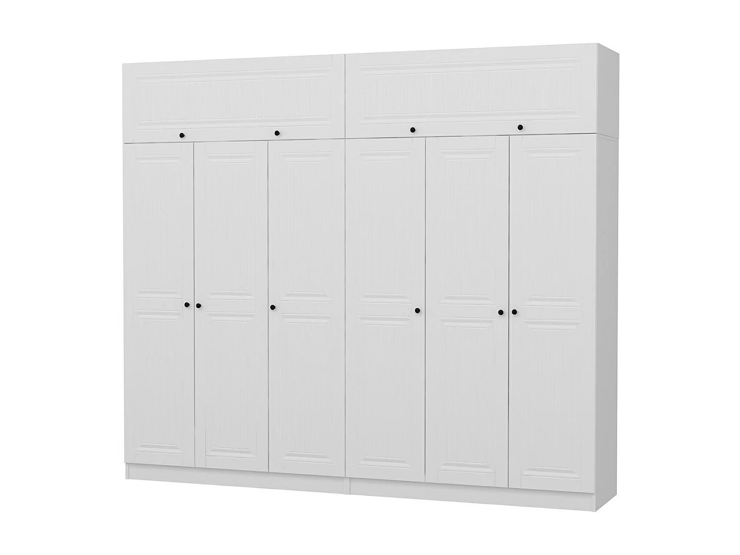 Armario Kale-5139 blanco 270x235x52 cm