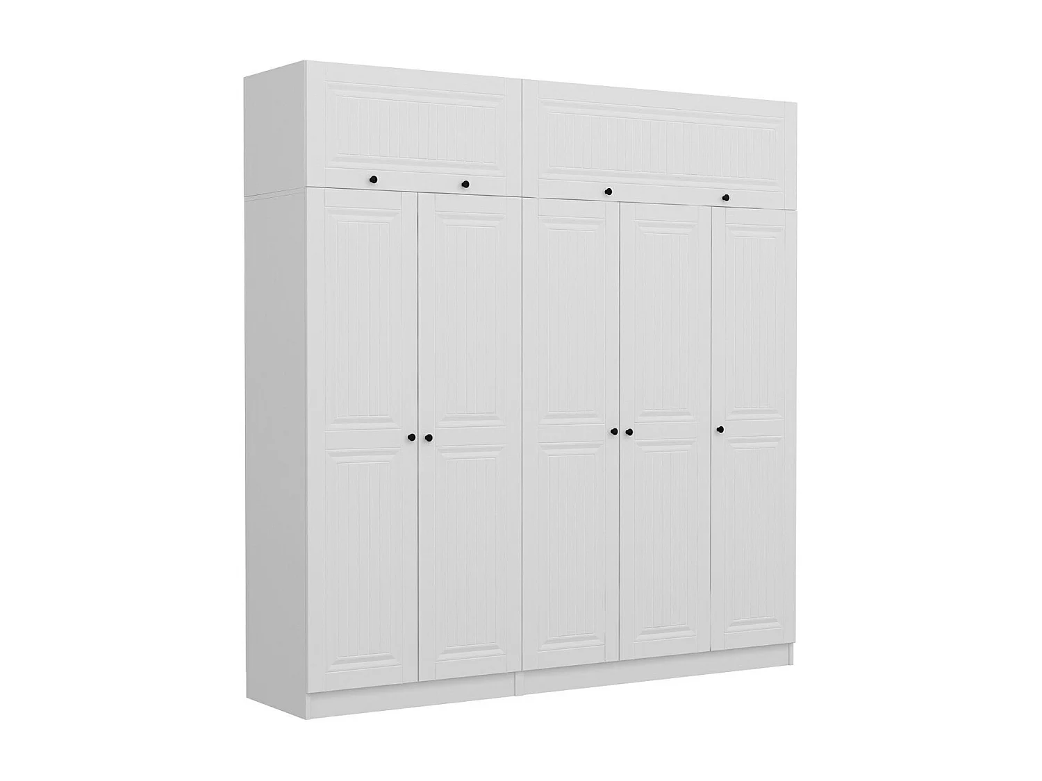 Armario Kale-5137 blanco 225x235x52 cm