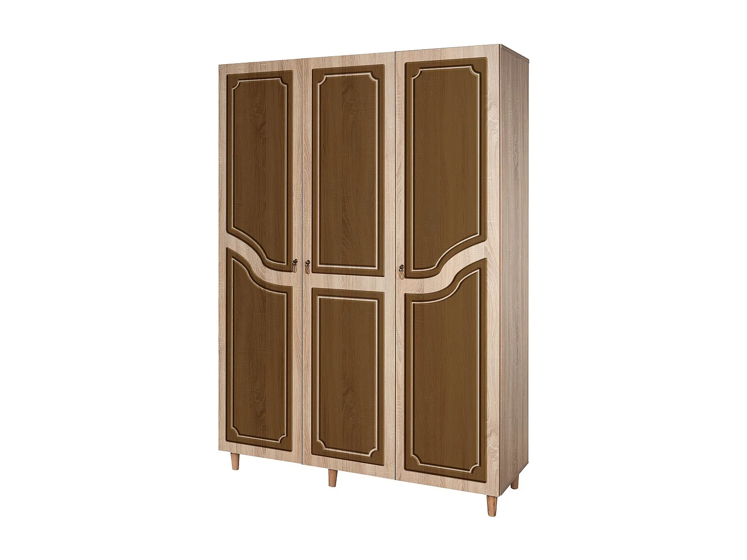 Armario MODE-622 sonoma color roble 135x192x52 cm