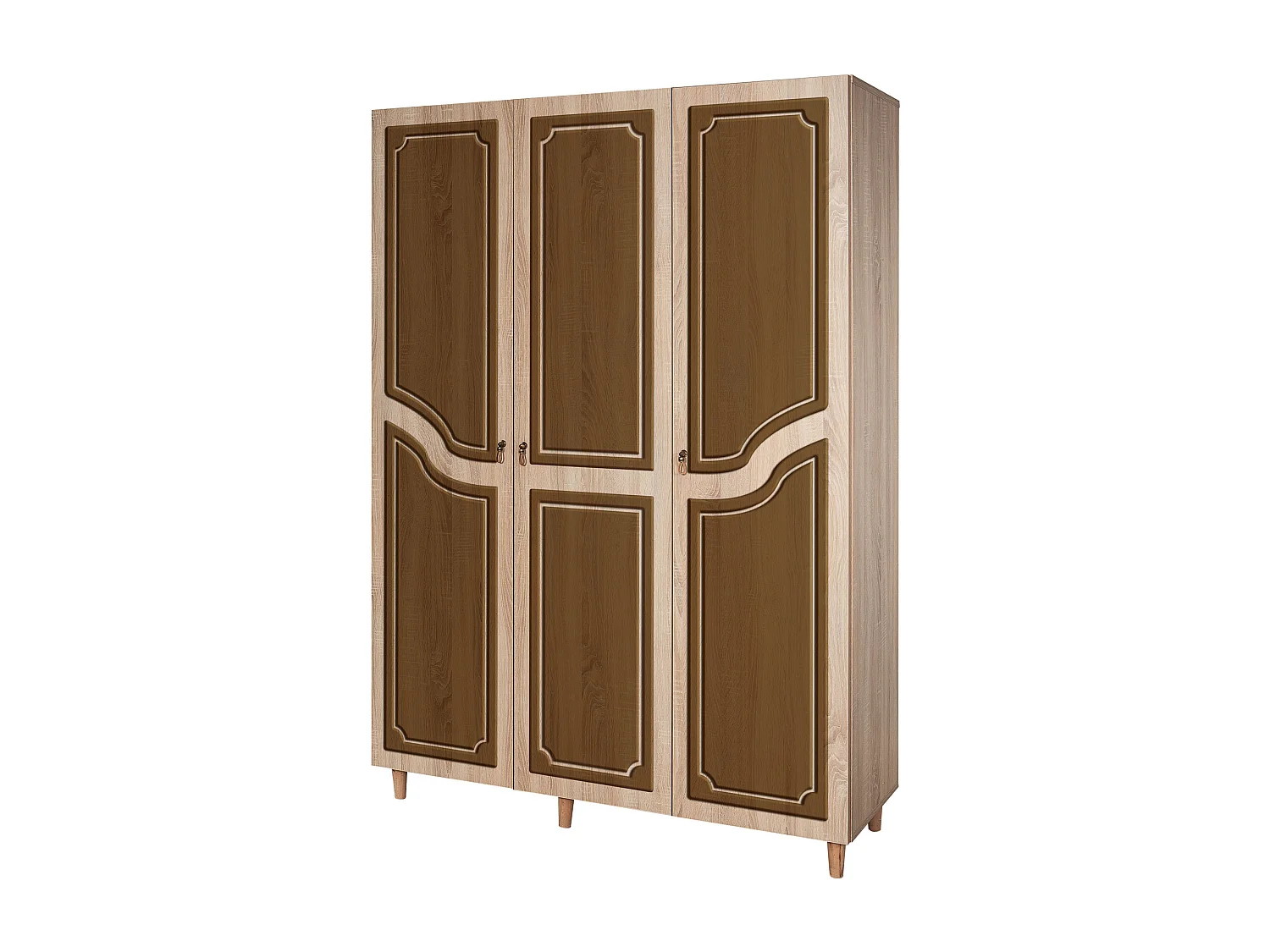 Armario MODE-622 sonoma color roble 135x192x52 cm