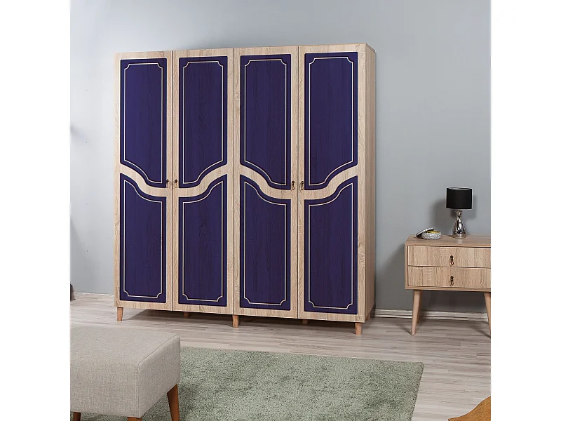 Armario İMAJ-620 sonoma color roble 180x192x52 cm