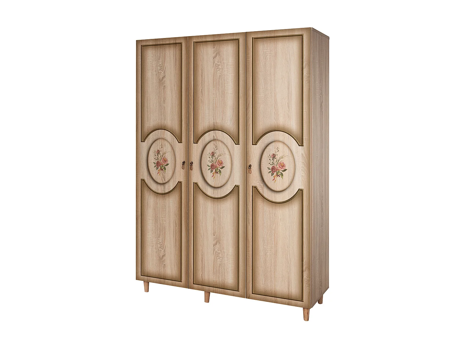 Armario MODE-420 sonoma color roble 135x192x52 cm