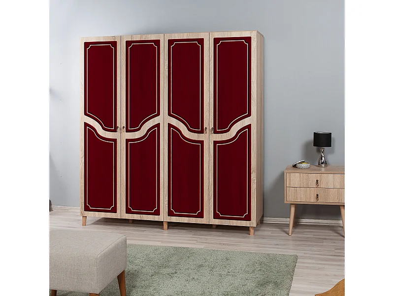 Armario İMAJ-621 sonoma color roble 180x192x52 cm