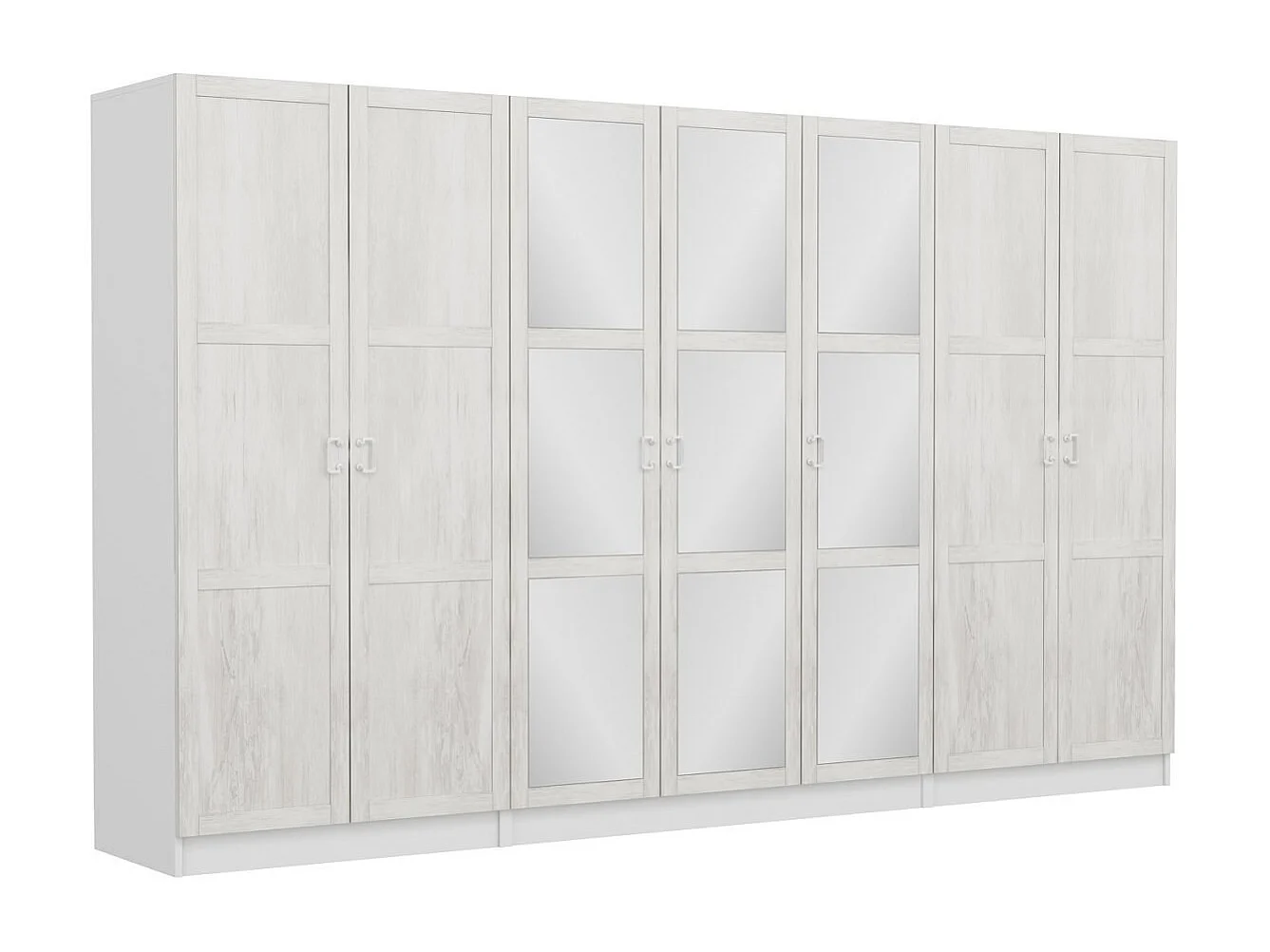 Armario Kale Country-3848 blanco 315x210x52 cm