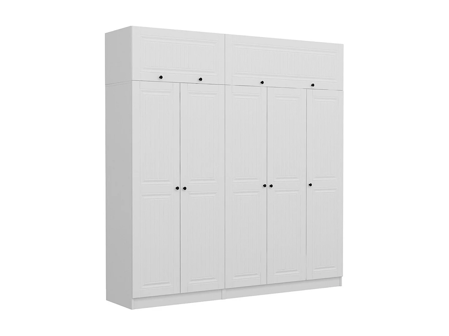 Armario Kale-5228 blanco 225x255x52 cm