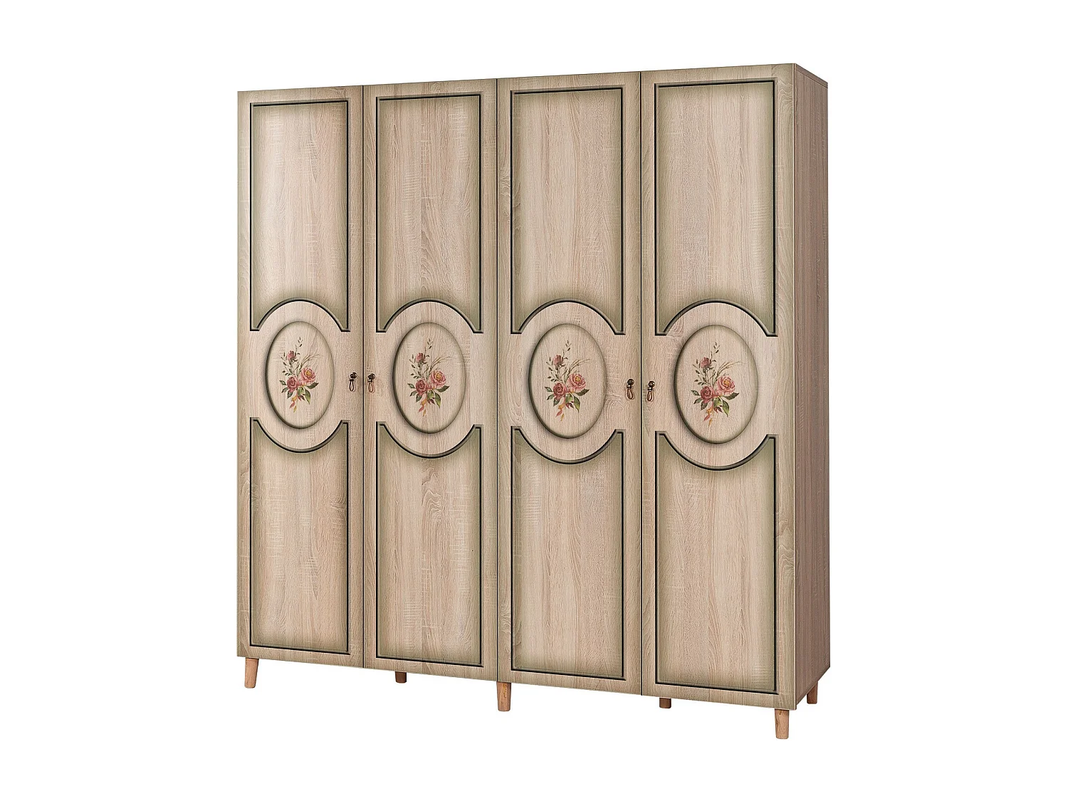 Armario İMAJ-421 sonoma color roble 180x192x52 cm