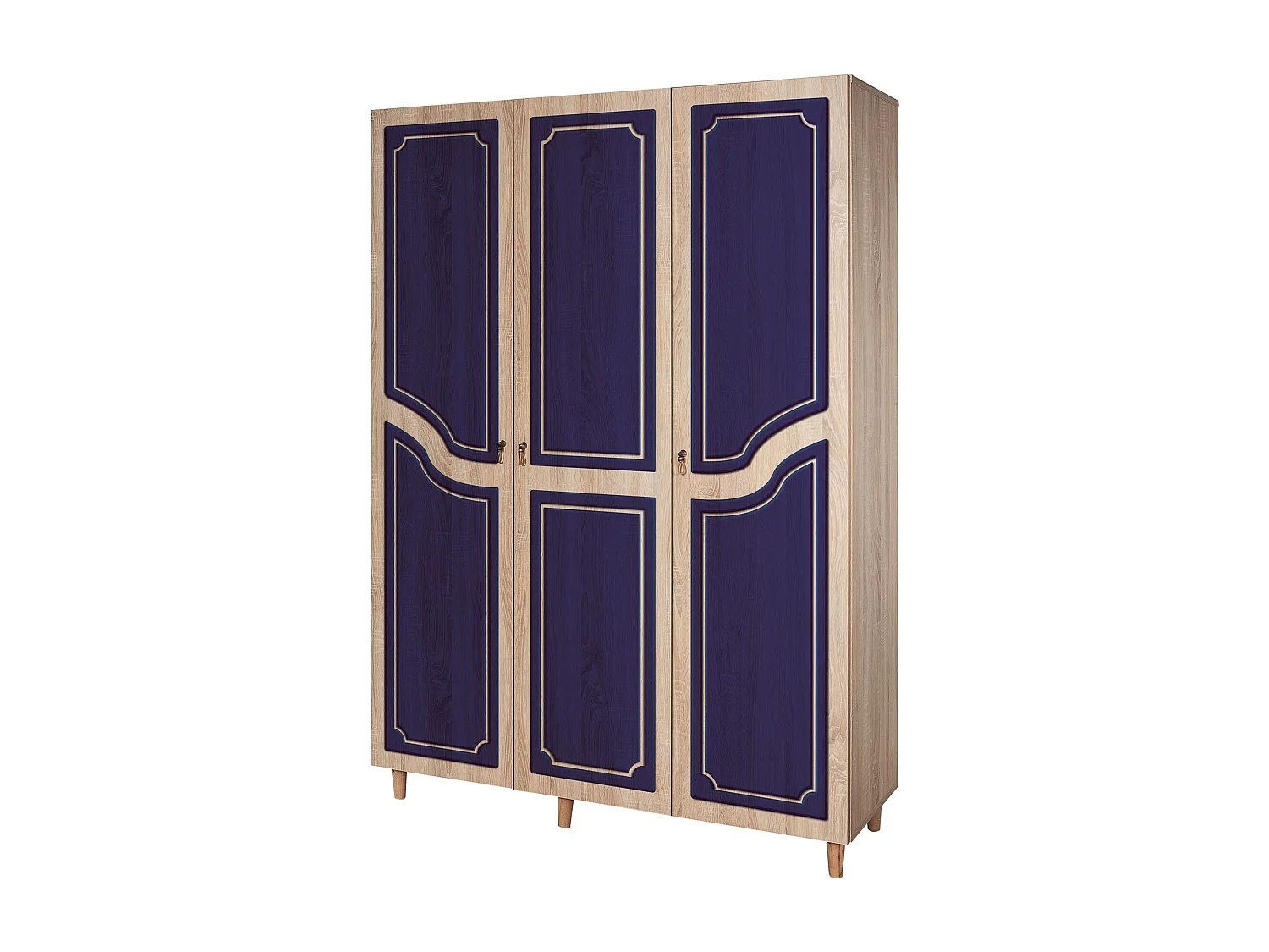 Armario MODE-620 sonoma color roble 135x192x52 cm