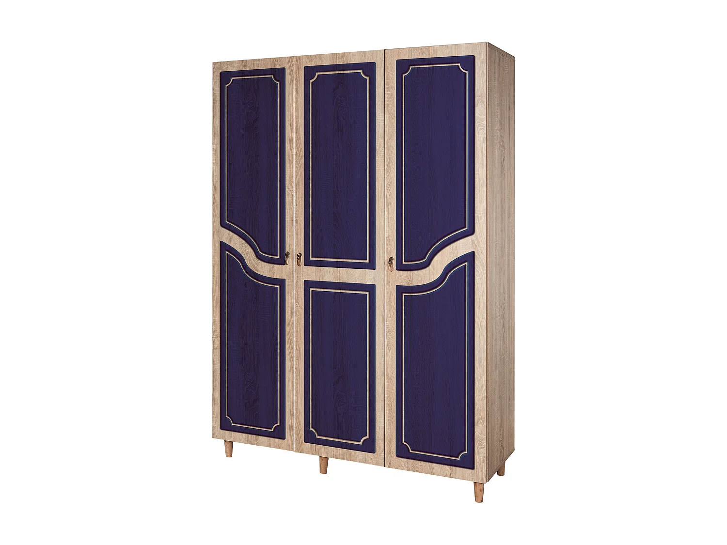 Armario MODE-620 sonoma color roble 135x192x52 cm