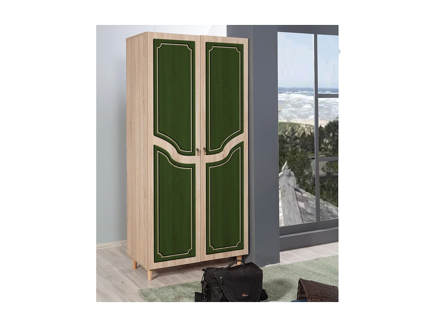 Armario Stil-623 sonoma color roble 90x192x52 cm