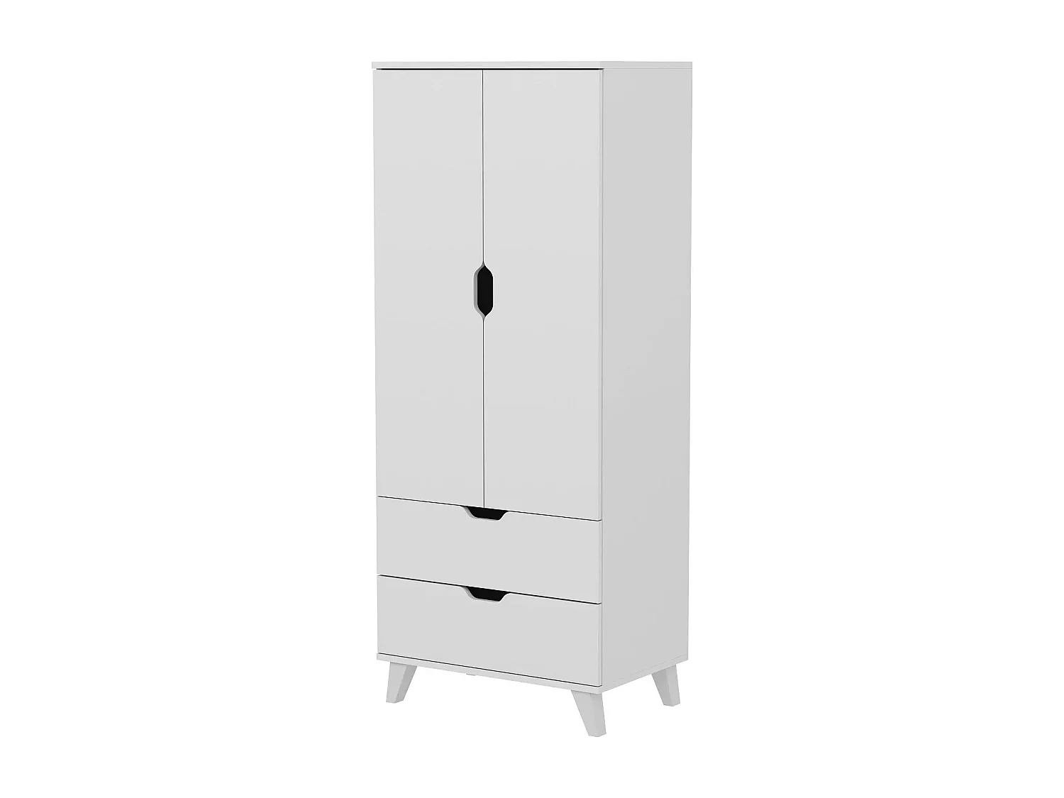 Armario Valencia Blanco 72x176x47 cm