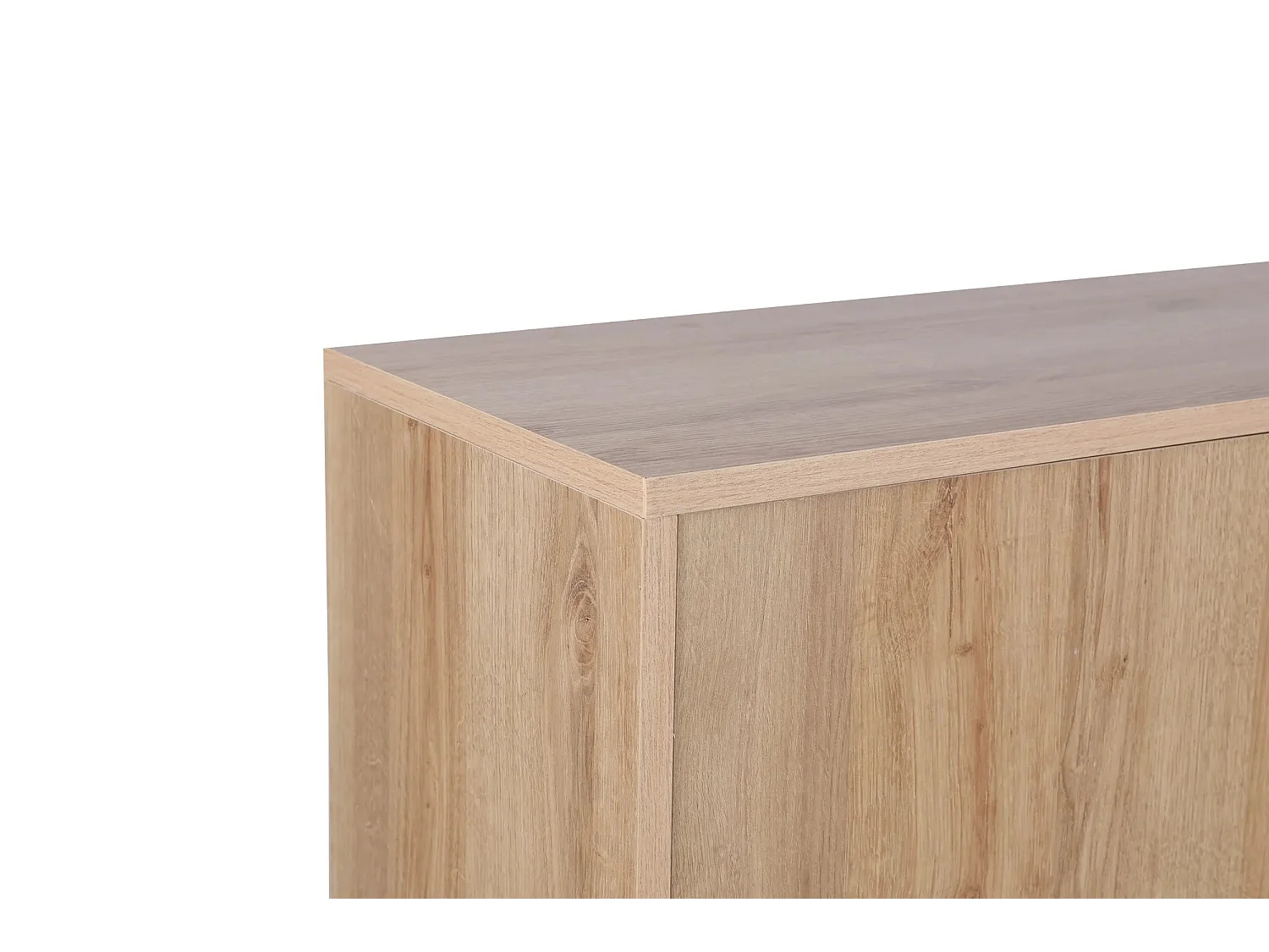 Gabinete multiusos Bern color roble Negro 90x113x35 cm