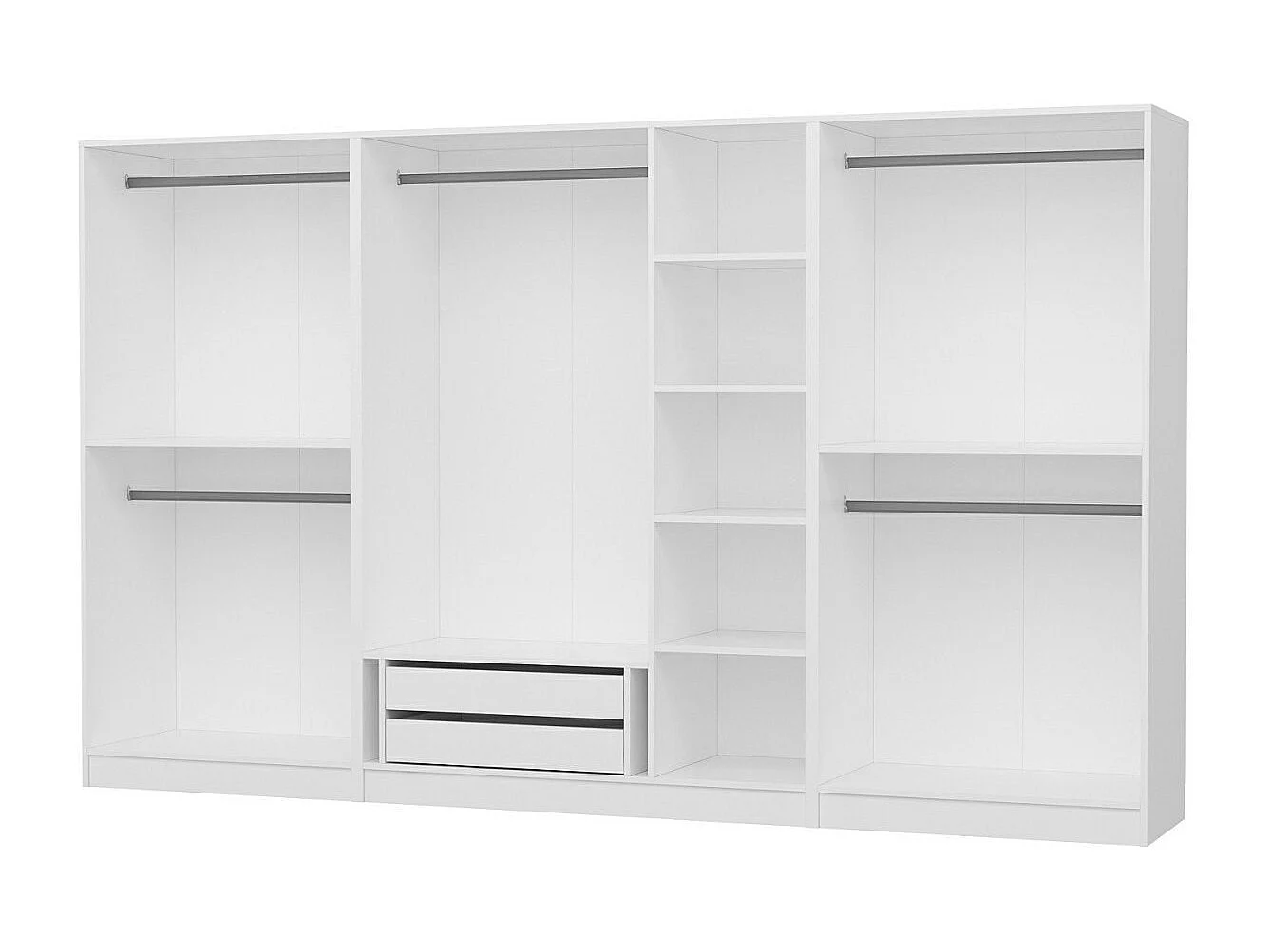 Armario Kale Mebran-4776 blanco 315x210x52 cm